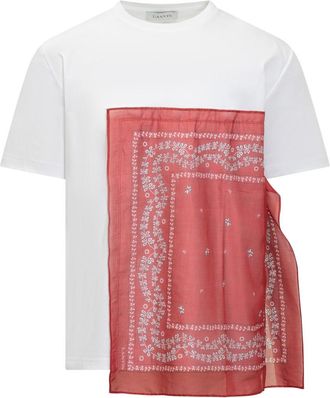 Lanvin White Crew Neck T-Shirt