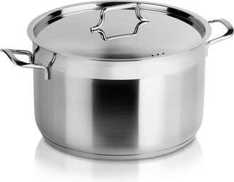 OEM Olla Orion Anett Con Tapa, Acero Inoxidable, 26 Cm, 8,2 L, Premium