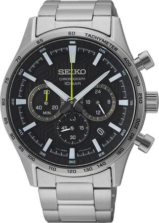 Seiko Accessoires, Heren, Grijs, ONE Size, Chrono Horloge