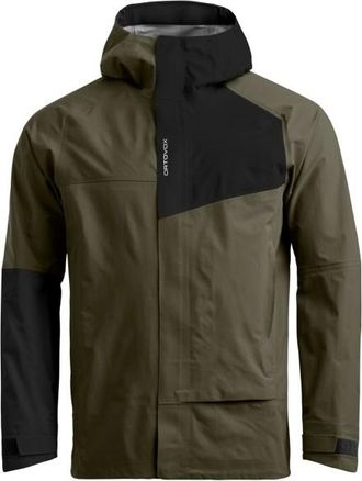 Ortovox Seceda 3L Jacket Hardshelljacke für Herren | oliv