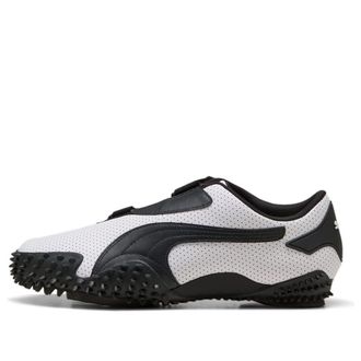 Puma Mostro Perforated Leather White Black 397331-01