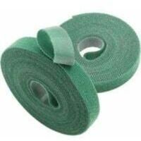 OEM Paquete De 2 Cintas De Sujeci&oacute;n Para Plantas De Jard&iacute;n, Rollos De Cinta De Nailon Reutilizables Para Plantas Trepadoras - 10 Mm X 5 M - Verde - Crezuo