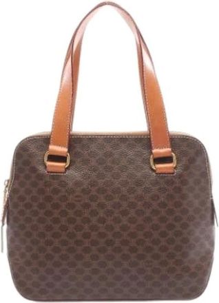 Celine Pre-owned Vintage Tote Bag - Dames - Vintage Shopper - Bruin - ONE Size - Leer - Vintage