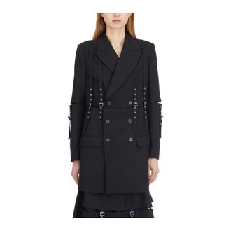 Comme Des Garçons Dames, Jassen, Zwart, Maat: S Wol