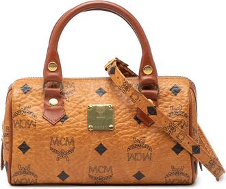 MCM Pre-owned MCM Mini Visetos Coated Canvas Boston Bag Ladies 3T17P4MEH5JRAZLN