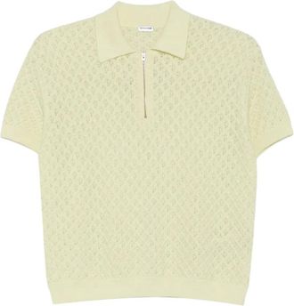 Jil Sander Tops, Dames, Geel, L, Poloshirt