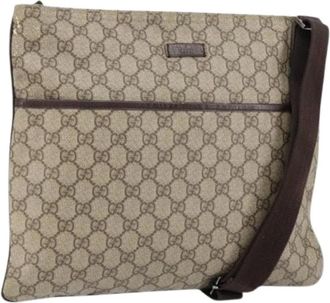 Gucci Pre-owned Cross Body Bags, female, Beige, Size: ONE SIZE Pre-owned Plastic Cross Body Bag
