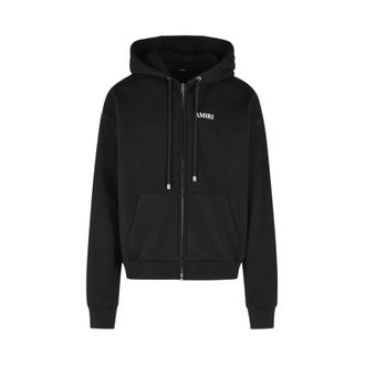 Amiri Zip-Through Sweatshirt - male - Amiri - Zip-throughs - Black - 2XL - Sweatshirts & Hoodies