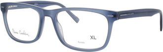 Pierre Cardin Mens Blue Rectangular Eyeglass Frames PC62400FLL57