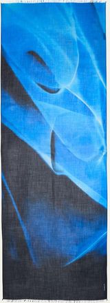 Akris Alysons Cyanotype Printed Cashmere Scarf