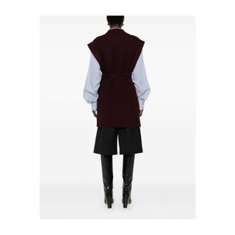 Fabiana Filippi Truien & Vesten, Dames, Rood, M, Wol, Gebreid Vest