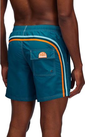 Sundek Classic Swim Trunks in Teal at Nordstrom, Size Large