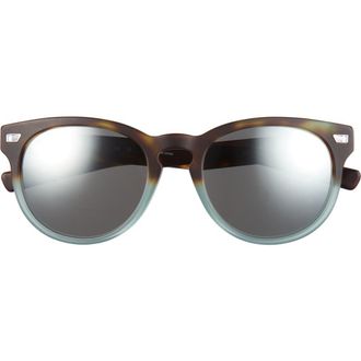 Costa 54mm Polarized Round Sunglasses in Silver at Nordstrom Rack
