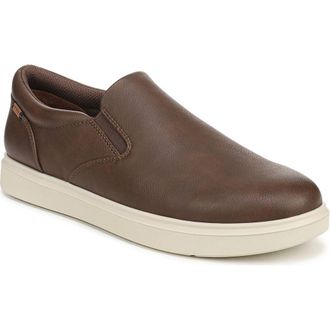 Dr. Scholls City Cloud Slip-On Sneaker in Dark Brown Faux Leather at Nordstrom Rack, Size 11.5