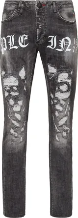 Philipp Plein Denim Trousers Super Straight Cut Philipp Plein TM