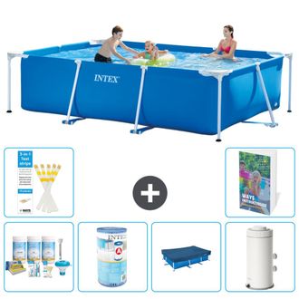 Intex Piscina Con Estructura Rectangular - 300x200x75 Cm - 7-piezas S147