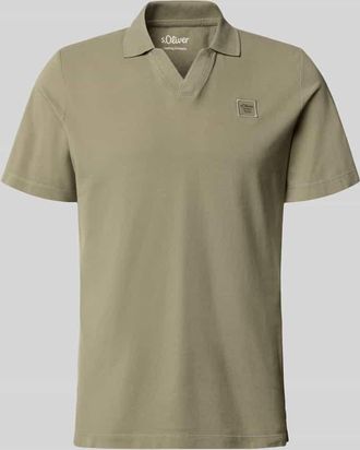 s.Oliver Red Label Regular Fit Poloshirt aus reiner Baumwolle in Khaki, Gr&ouml;&szlig;e 3XL
