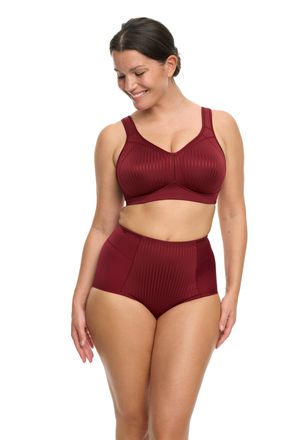 Susa B&uuml;gelloser BH SUSA Cremona, Damen, Gr. 100, Cup B, dunkelrot, Obermaterial: 65% Polyamid, 28% Elasthan, 7% Polyester, bequem, BHs B&uuml;gelloser BH, St&uuml;tz