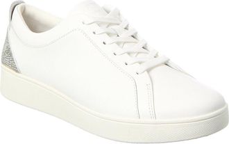 FitFlop Fitflop Rally Crystal-Backtab Leather Sneaker
