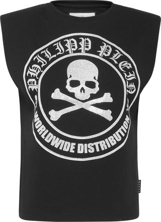 Philipp Plein T-Shirt Ronde Hals Skull