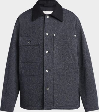 Jil Sander Men & apos;s Boxy-Fit Workwear Jacket