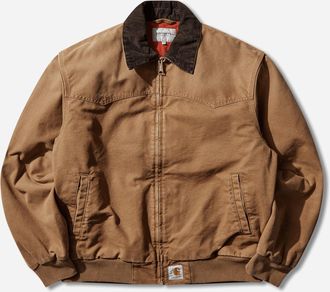 Carhartt Work in Progress Men s OG Santa Fe Jacket Hamilton Brown / Tobacco (Grind Washed)