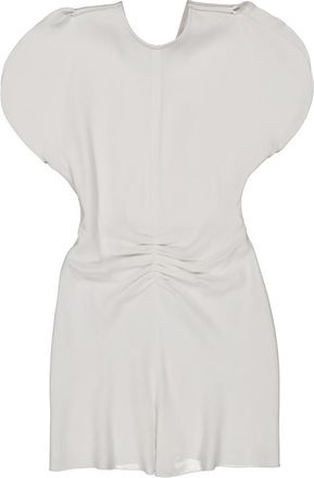 Victoria Beckham Gathered Waist Mini Dress, Brand Size 4 ( US Size 0 )