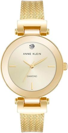 Anne Klein Classic Gold-tone Dial Ladies Watch AK/5076CHGB