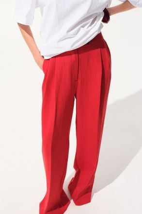 H&M Wide-leg dress pants in Bright Red at Nordstrom, Size 12