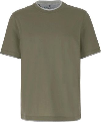 Brunello Cucinelli Uomo, Top, Verde, S, new