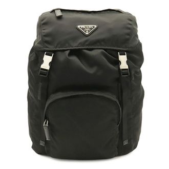 Prada Black Nero Nylon Backpack Shoulder Bag (Pre-Owned)