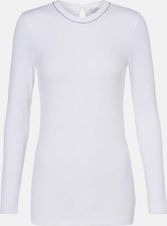 Brunello Cucinelli Top in misto cotone