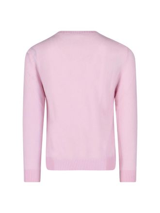 Jil Sander Mens Sweaters Pink Virgin Wool