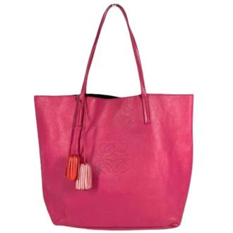Loewe Pre-owned Shoulder Tote Bag - Dames - Vintage Shopper - Roze - ONE Size - Leer - Vintage