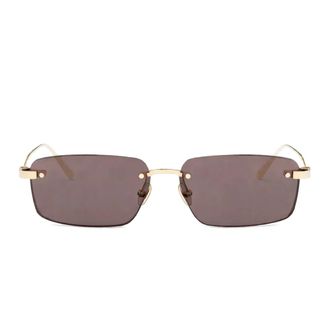 Dior Accessoires, Dames, Geel, ONE Size, S4U Rimless Zonnebril