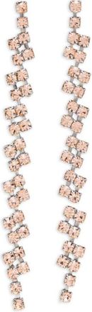 Forte_Forte Silver Crystal Embellished Dangler Earrings