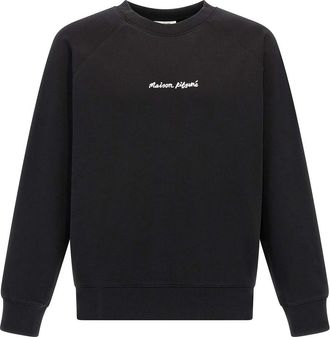 Maison Kitsun&eacute; Logo Embroidery Sweatshirt