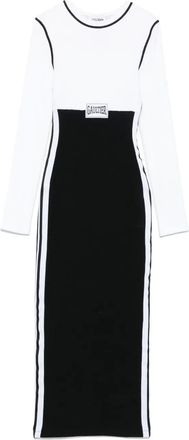 Jean Paul Gaultier Abito lungo con design color-block - Bianco
