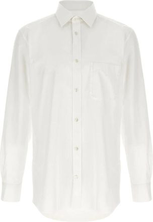 Maison Margiela Overhemden, Heren, Wit, L, Katoen, Formal Shirt