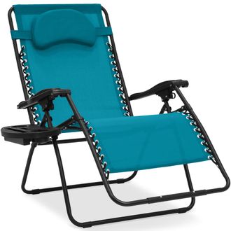 Best Choice Products Oversized Zero Gravity Chair, Folding Outdoor Patio Lounge Recliner w/ Cup Holder