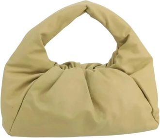 Bottega Veneta Pre-owned Handbags, female, Beige, Size: ONE SIZE Pre-owned Vintage Shoulder Bag