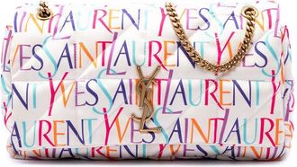 Saint Laurent Pre-owned Saint Laurent Medium Silk Carre Rive Gauche Print Patchwork Jamie Shoulder Bag Ladies JGBPBOJWLFO5FZ8L