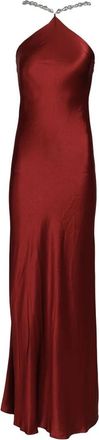 Staud Cadence Jurk - Dames - Avondkleed - Rood - S - Satijn - Kleedjes