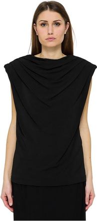 Federica Tosi Tops - Dames - Tops zonder mouwen - Zwart - XL - Tops
