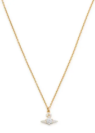 Vivienne Westwood Ofelia Crystal-embellished Gold-tone Necklace - One Size