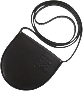 Loewe Pre-owned Coin Purse - Heren - Vintage Schoudertas - Zwart - ONE Size - Leer - Vintage