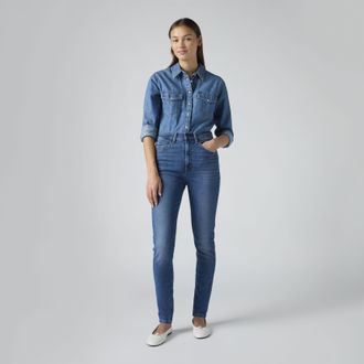 Levi's Retro High Skinny Jeans - Womens - 23X30 - Blue