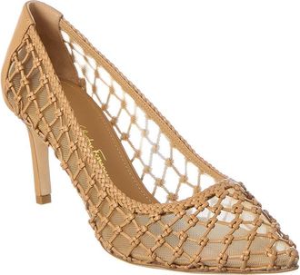Ferragamo Ferragamo Ilary N70 Mesh & Leather Pump