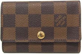 Louis Vuitton Vintage, unisex, Bruin, ONE Size, Pre-owned Canvas Sleutelhanger