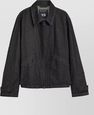 Yohji Yamamoto cotton relaxed-fit denim jacket